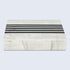 12 6 2 Handicrafts Home Large Decorative Storage Box with Lid Black White Modern Storage Box, Remote Control Organizer