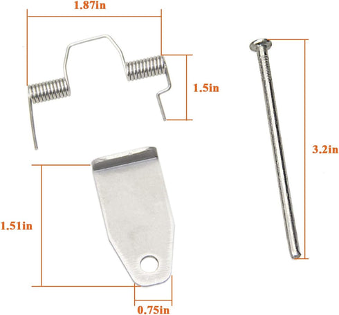 8201756 W10823377 Refrigerator Ice Dispenser Door Kit for Whirlpool, Door Chute W10467899, AP3872692