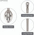 Perforated Stainless Steel Spoon - Large Slotted Serving Spoons for Restaurant Cooking, 3 Pcs