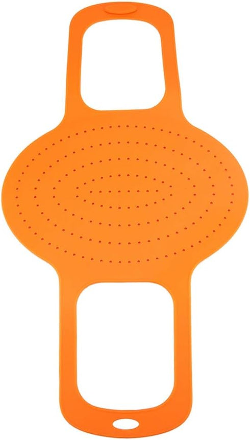 Silicone Turkey Lifter for Roasting Pan, Orange for Turkey and Chicken Barbecue