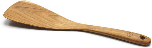 FAAY 11.5 Inch LEFT Hand Teak Wood Spatula/Turner, Versatile Spatula, Durable for Non Stick Cookware