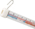 Taylor Kitchen Refrigerator/Freezer Thermometer, Stainless Steel, Magnified Lens