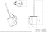 Toilet Brush with Holder, SUS304 Stainless Steel Bathroom Cleaning Brush, Wall-Mounted ECK-056-1K