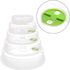 Set of 5 Microwave Plate Covers with Adjustable Steam Vents; Splatter Covers for Large & Small Food Plates