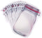 50Pcs Mason Jar Pattern Food Storage Bags, Reusable Portable Smell Proof Ziplock Bags, Red 7.6 5.4in