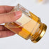 4oz/120ml 12 Pack Adabocute Honey Pot, Glass Honey Jars with Wood Dipper, Gold Lid, Bee Charms, Gold Organza Bags