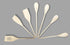 7 Piece Organic Wood Utensil Set, Eco-friendly Spatula and Spoons, Safe Kitchen Cooking Tools