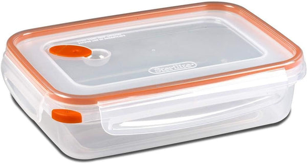STERILITE 3211106 RectFood Container, 5.8C, 1 EA, Plastic