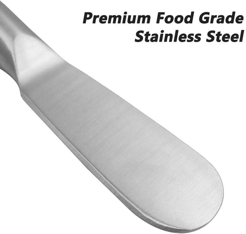 6 Pieces Cheese Spreader Set - Stainless Steel Multipurpose Cheese and Butter Spreader Knives