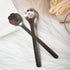 Small Hollow Out Stainless Steel Cat Paw Coffee Teaspoon, Dessert Spoon, Appetizer Tableware Spoon for Kitchen