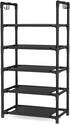 5 12-15 Closets LANTEFUL Tiers Shoe Rack Pairs Boots Organizer Storage Sturdy Narrow Shoe Shelf for Entryway