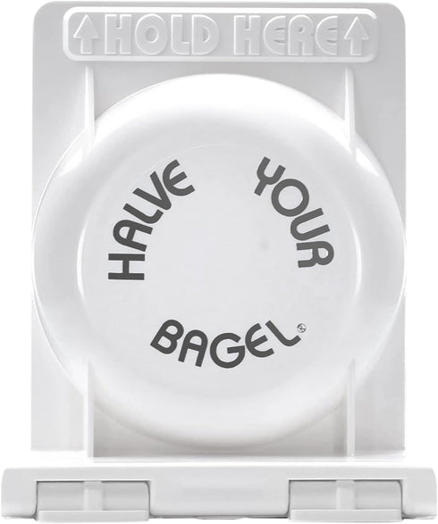 Bagel Slicer, Durable Kitchen Gadget, Cutter with Knife for All Sizes, Dishwasher-Safe for Home and Bakeries