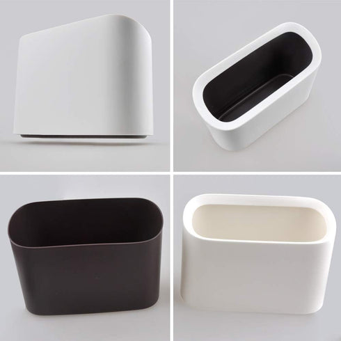 AYADA Tiny Desk Mini Trash Can, 1.5 L Desktop Waste Basket, Cute Plastic Trash Bin for Countertop
