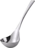 Small Ladle, 8’’ Sauce Gravy Soup Spoon, Hollow Handle, SUS 304 Stainless Steel, 1 Pack (Color: Silver)