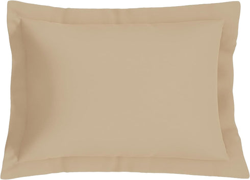 Bed Maker's Levinsohn FRE23602MOCH10 Soft Microfiber Luxury Hotel Pillow Shams (2 Pack), Mocha, Standard/Queen