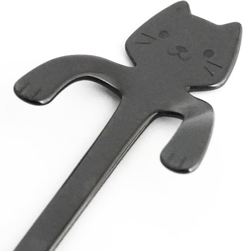 Japanese Crafted Metal Tea Spoons - Hookable Designs for Cups, Ideal for Tea Time, Durable, Gift for Friends
