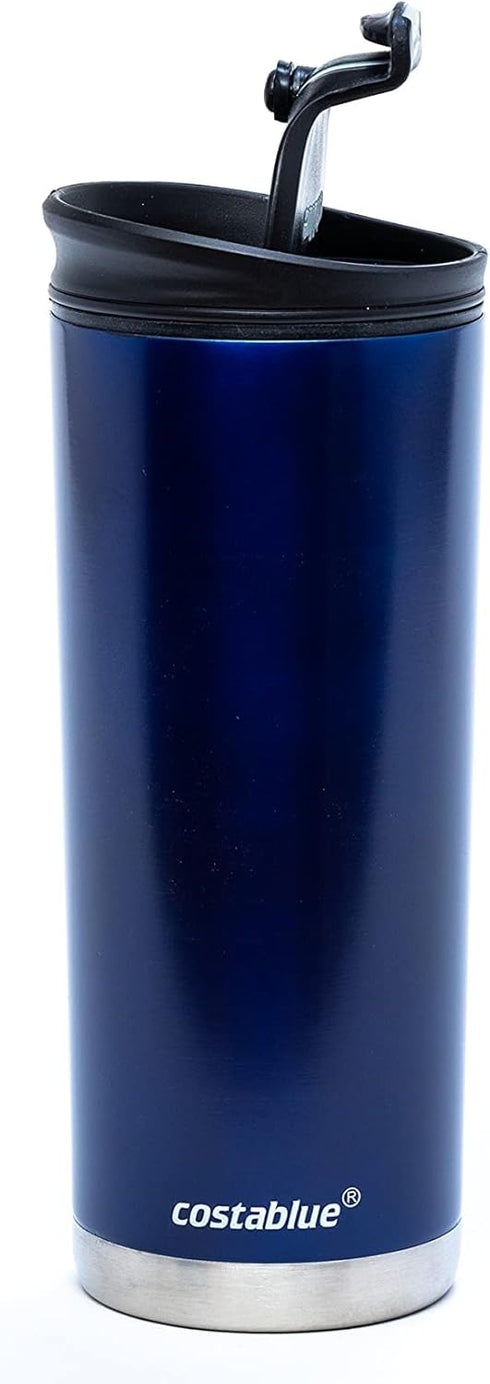 Travel Coffee Mug, 16 Oz. Stainless Steel Insulated Tumbler, Leak Proof Double Wall Travel Coffee Cup for Hot & Cold