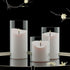 Hurricane Candle Holder - Bottomless Open Ended Cylindrical Glass Lamp Shade - 3" x 4"