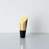 Viski Heavyweight Stainless Steel Wine Bottle Stopper - Gold Finish with Soft Touch Silicone Base, Set of 1