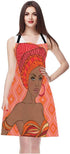 WONDERTIFY Sexy Woman Apron with Earrings and Red Hats, Adjustable Neck Bib for Men Women, Suitable for Kitchen Cooking