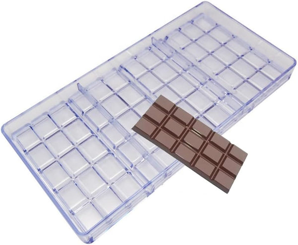 Chocolate Bar Making Mold, Polycarbonate Hard Mold for Making Chocolate Bars at Home or Commercial