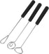 Set of 10 Stainless Steel Split Chocolate Forks for Hot Pot DIY Decorative Tools, Pralines, and Truffles
