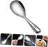Serving Spoon, Japanese Rice Ice Cream Spoon, Premium 304 Stainless Steel Mini Scoop for Food Home