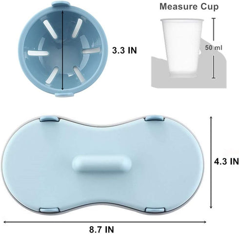 2 Pack Microwave Egg Poacher - Steamer for Perfect Poached Eggs