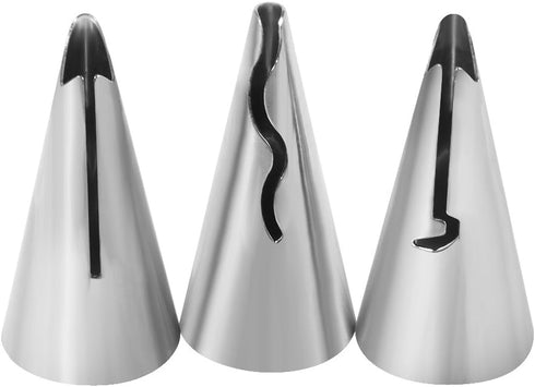 7Pcs Cake Decorating Icing Piping Nozzles Set, Stainless Steel Tips for DIY Pastry Fondant Baking