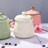 Sugar Bowl with Lid and Spoon, Ceramic Multi-Function Sugar Container for Kitchen Storage Organization