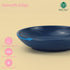 Homienly Plastic Dipping Plates - Set of 8, 4 inch Wheat Straw Mini Appetizer Bowls for BBQ