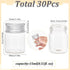 SUNNYCLUE 30Pcs Mini Glass Vials with Aluminum Screw Lids 15ml Small Glass Vial Small Glass Bottles Small Glass Bottles Clear Tiny Glass Jars for DIY Craft Storage Art Wedding Party Favors Decor by SUNNYCLUE