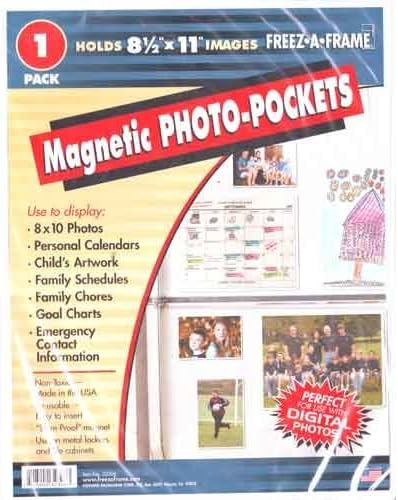 Magnetic Photo Frame, 8.5-Inch x 11-Inch