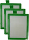 EnviroCare Replacement HEPA Vacuum Cleaner Filter for Eureka HF-1 Canisters, 3 Filters