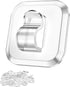 ispneay 50 Mini Light Hooks with Adhesive Strips: Indoor Clear Small String Light
