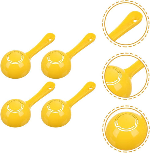 4 Pack Rice Ball Scoop, Non-stick Plastic Rice Paddle for Sushi Making Tools and Rice Ball Mold