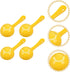 4 Pack Rice Ball Scoop, Non-stick Plastic Rice Paddle for Sushi Making Tools and Rice Ball Mold