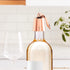 OGGI Copper Plated Bottle Stopper Set of 2 - Stylish Wine Saver Stoppers with Airtight Levers