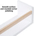 16 Inch Set 3, AZSKY Nursery Floating Shelves of White Wood Kids Wall Bookshelves & Book Organizer Ledge for Baby Room