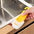 6Pcs Oil-Proof Silicone Pan Scraper, Cleaning Scraper, Non Stick Kitchen Utensil for Dish Cleaning