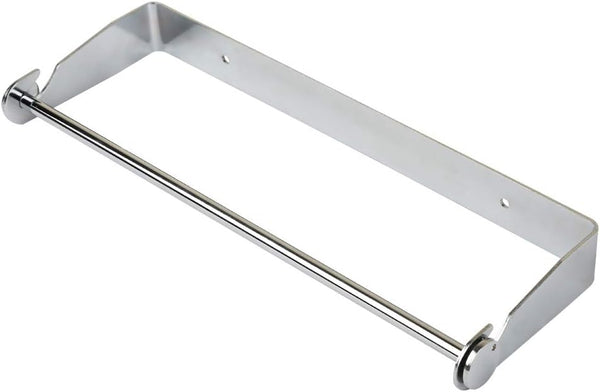 Under Cabinet Paper Towel Holder, Wall Mount for Home Kitchen, Stainless Steel for Large Rolls, Chrome