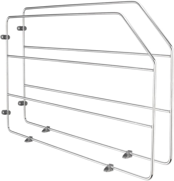 Rev-A-Shelf 12" Baking Sheet Shelf Organizer for Kitchen Cabinets, Chrome Divider Pan Rack Storage Wires