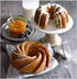 IELEK Silicone Fulted Pan Cake Nonstick Molds - Tube for Baking Cake, Jello, Gelatin, Bread