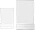 Dicunoy 10PCS Acrylic Book Stands, Clear Display Easel for Picture Album, Brochure, Paperbacks