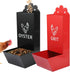 Kalekey 2 Pack Metal Chicken Feeder, Oyster Shell and Grit Feeder Hanging/Ground Chicken