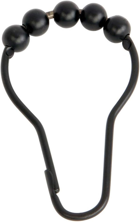 Kingston Brass SRCR125 Roller Ball Shower Curtain Rings, Oil Rubbed Bronze, 12Pcs/Set, 2.81 x 1.56 x 0.31