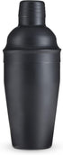 True Ash Stainless Steel Cocktail Shaker - 18 oz for Cold Brew Cocktails, Home Bar Accessories, Matte Black