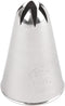 Ateco #845 Closed Star Pastry Tip, .44'' Opening Diameter, Stainless Steel