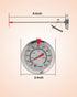 KT THERMO Candy/Deep Fry Thermometer with Instant Read, 8" Stainless Steel Stem for Meat Cooking, BBQ, Turkey