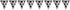 Cow Print Pennant Banner, Party Accessory (1 Count)